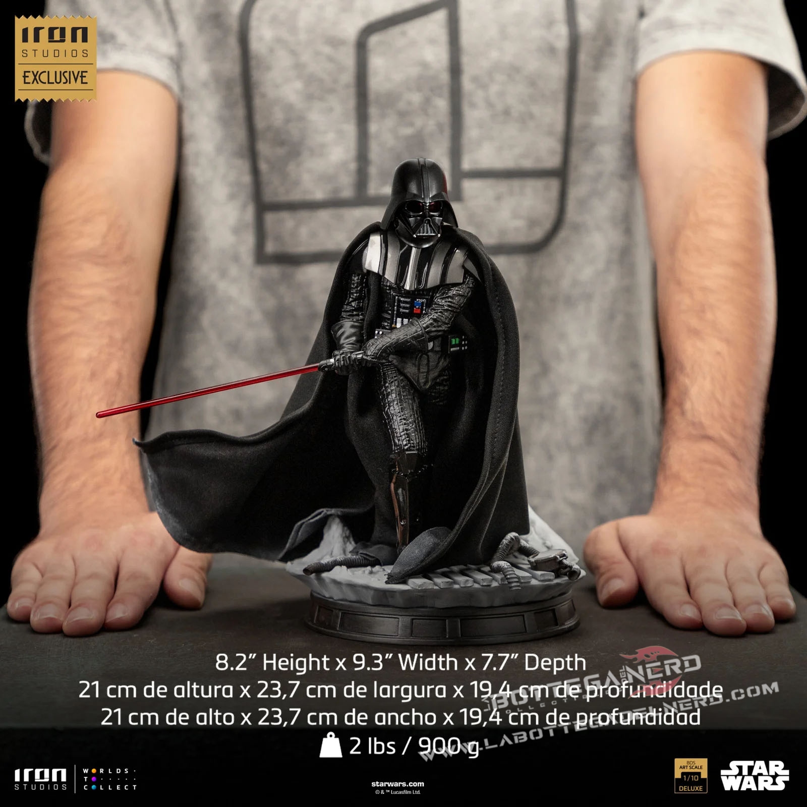 STAR WARS - Statue 1/10 Darth Vader "2023 CCXP" 24cm - immagine 9