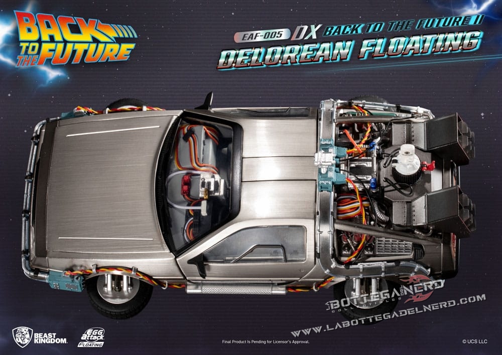 Back to the Future II - Floating DeLorean Deluxe Version 22cm - immagine 4