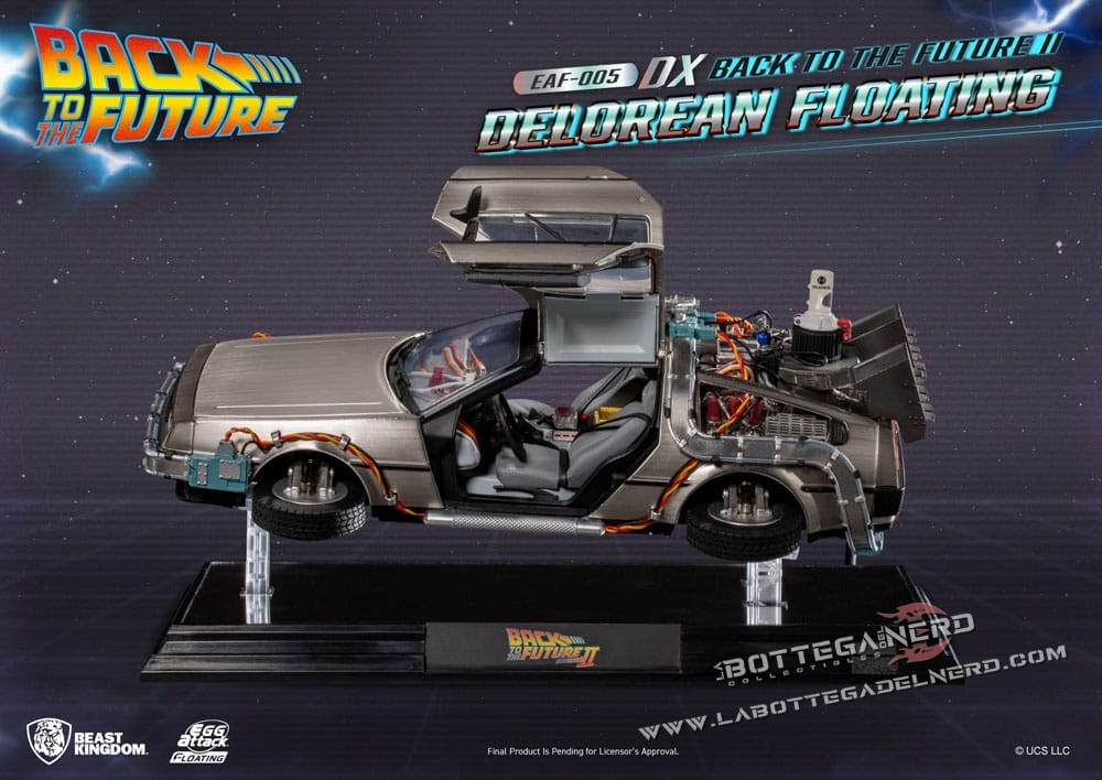 Back to the Future II - Floating DeLorean Deluxe Version 22cm - immagine 6