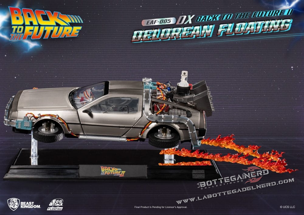 Back to the Future II - Floating DeLorean Deluxe Version 22cm - immagine 5
