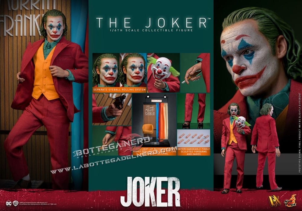 Joker - Movie Masterpiece Action Figure 1/6 The Joker 30cm - immagine 12