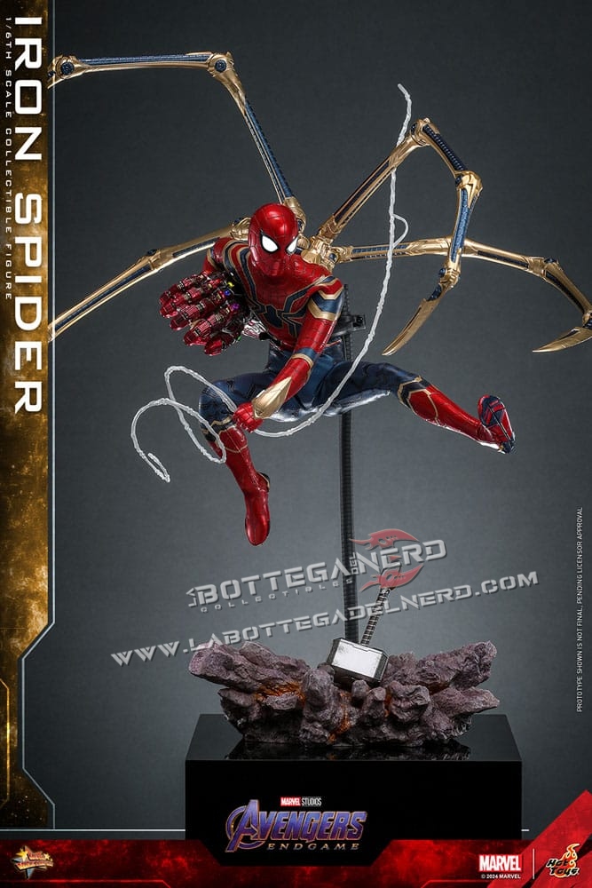 Avengers: Endgame - Action Figure 1/6 Iron Spider 28cm - immagine 11