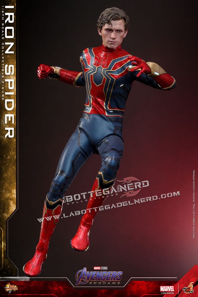 Avengers: Endgame - Action Figure 1/6 Iron Spider 28cm - immagine 5