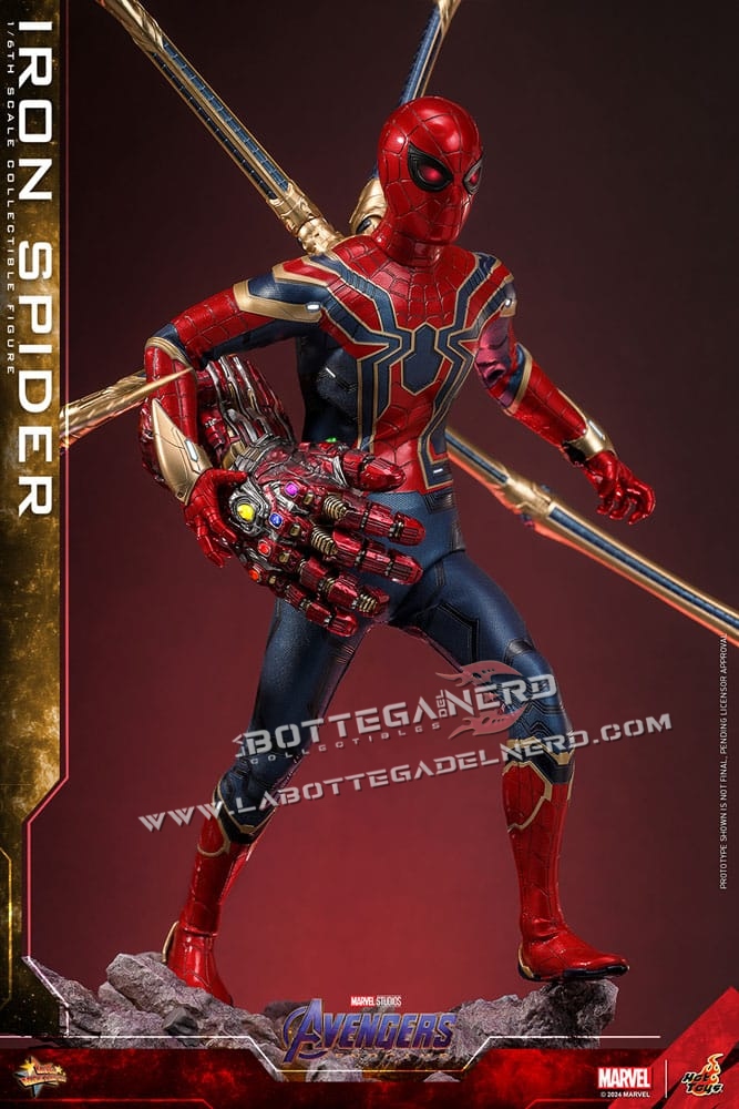 Avengers: Endgame - Action Figure 1/6 Iron Spider 28cm - immagine 4