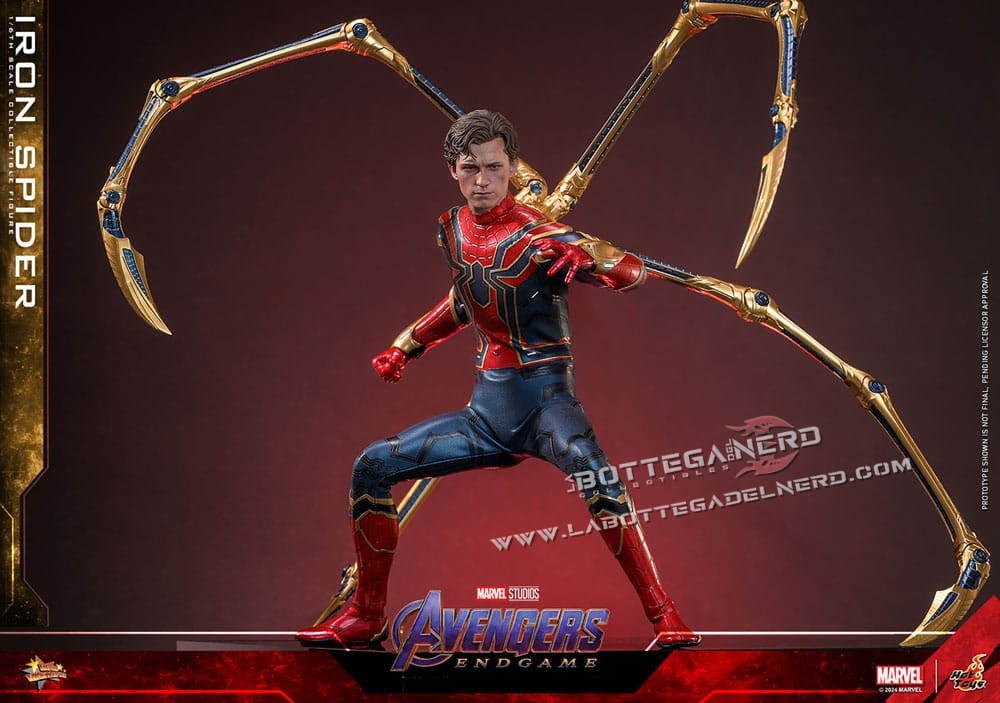 Avengers: Endgame - Action Figure 1/6 Iron Spider 28cm - immagine 3