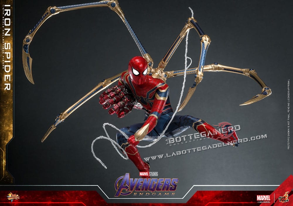 Avengers: Endgame - Action Figure 1/6 Iron Spider 28cm - immagine 9
