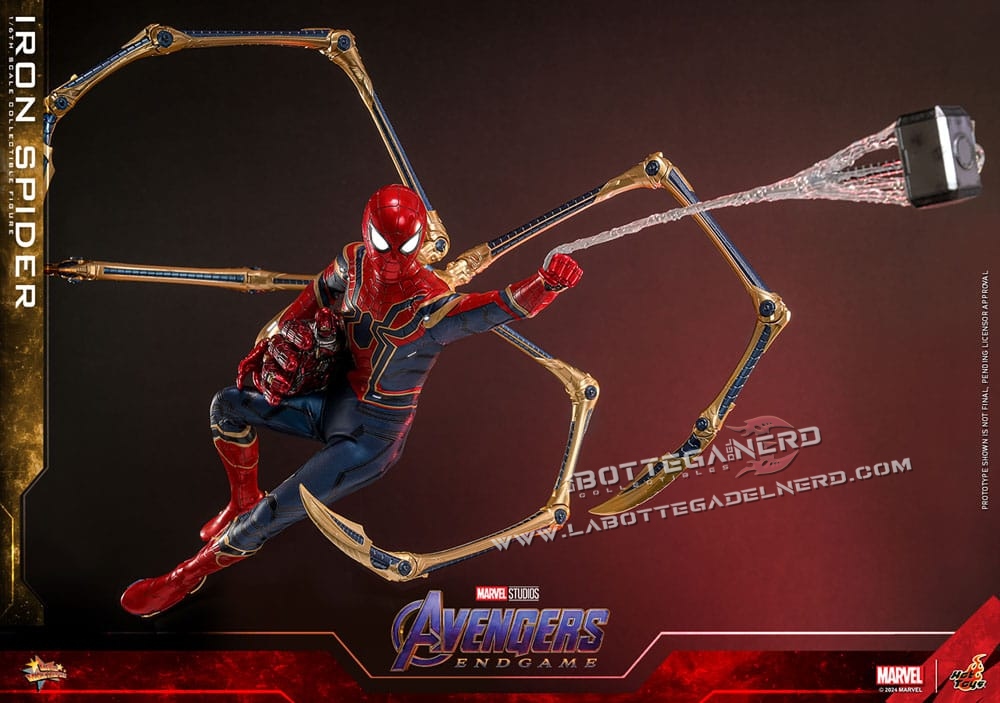 Avengers: Endgame - Action Figure 1/6 Iron Spider 28cm - immagine 7