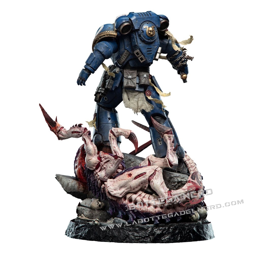Warhammer 40K Space Marine 2 - Statue Lieutenant Titus Battleline 63cm - immagine 5