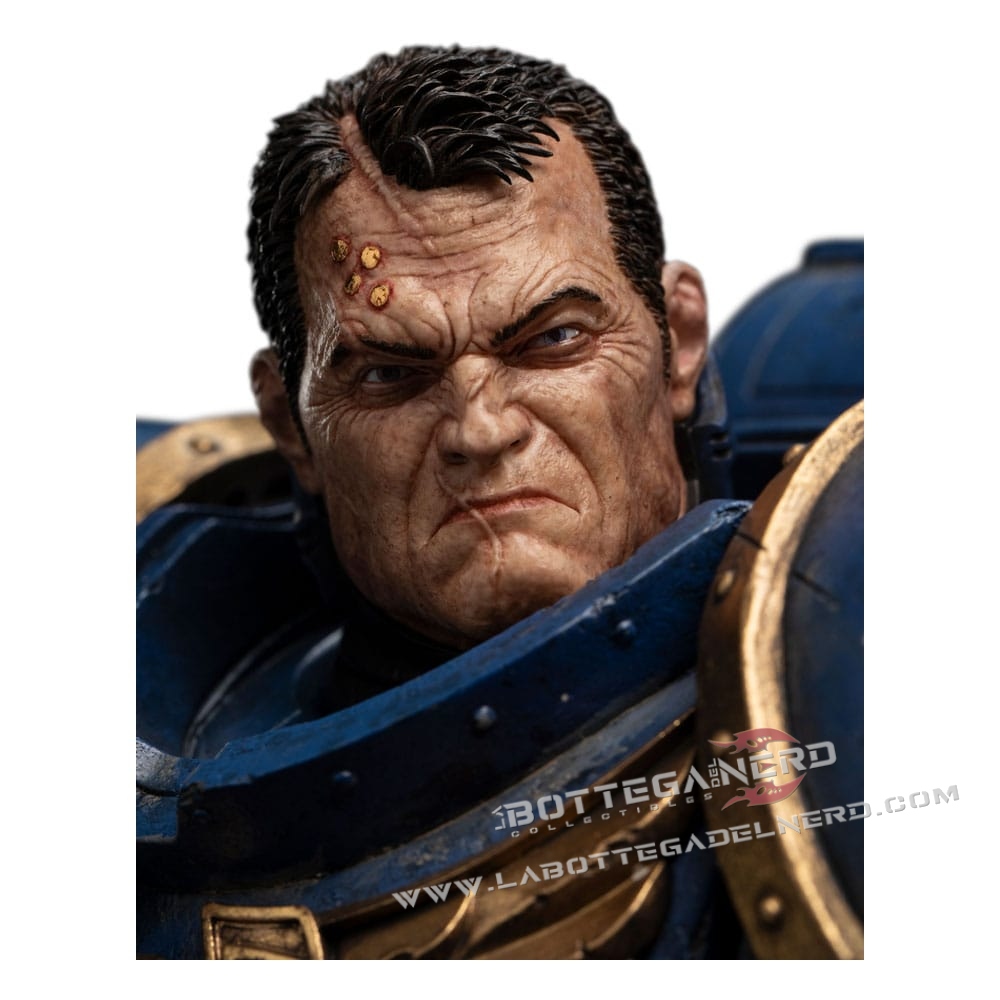 Warhammer 40K Space Marine 2 - Statue Lieutenant Titus Battleline 63cm - immagine 3