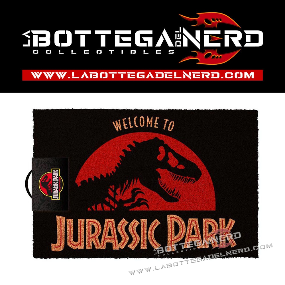 ZERBINO IN FIBRA – JURASSIC PARK 60×40