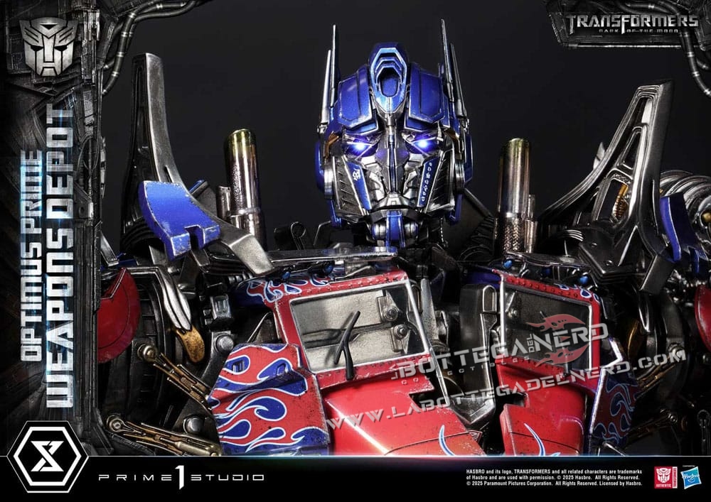 Transformers: Dark of the Moon - Museum Masterline Statue Optimus Prime Weapons Depot (Bonus Version) 127cm - immagine 8