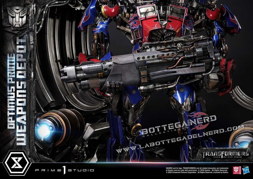 Transformers: Dark of the Moon - Museum Masterline Statue Optimus Prime Weapons Depot (Bonus Version) 127cm - immagine 5