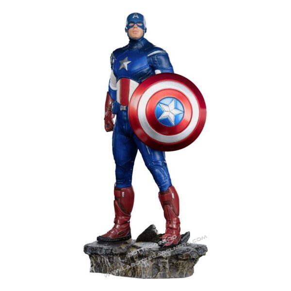 The Infinity Saga - BDS Statue 1/10 Captain America Battle of NY 23cm