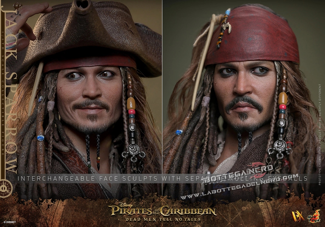 Pirates of the Caribbean - Jack Sparrow Action Figure 30cm - immagine 8
