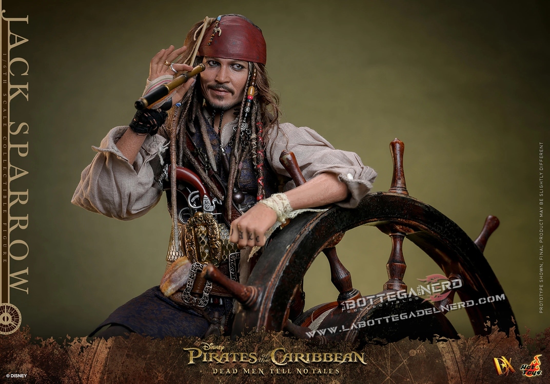 Pirates of the Caribbean - Jack Sparrow Action Figure 30cm - immagine 9