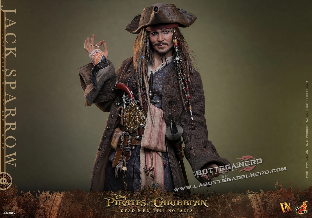 Pirates of the Caribbean - Jack Sparrow Action Figure 30cm - immagine 7