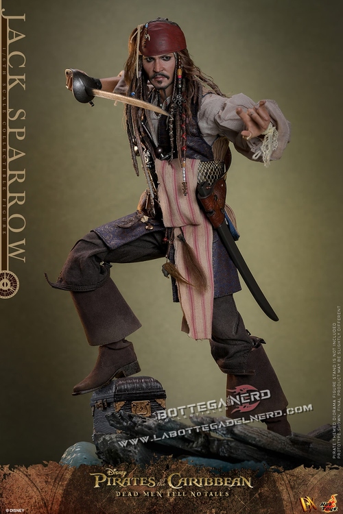 Pirates of the Caribbean - Jack Sparrow Action Figure 30cm - immagine 5