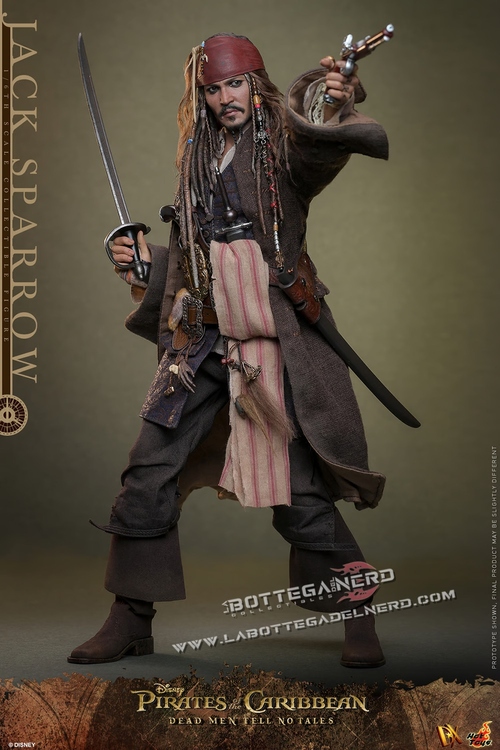 Pirates of the Caribbean - Jack Sparrow Action Figure 30cm - immagine 2