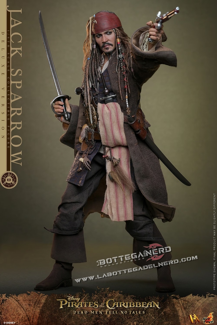 Pirates of the Caribbean - Jack Sparrow Action Figure Deluxe 30cm - immagine 9