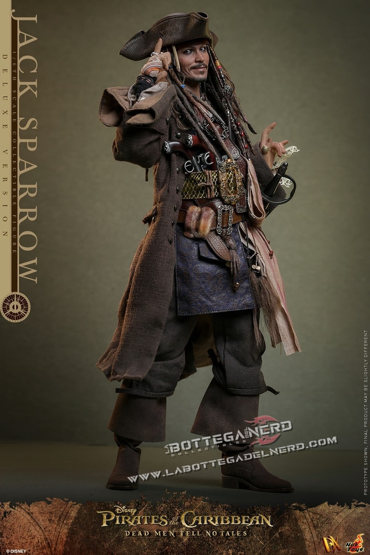 Pirates of the Caribbean - Jack Sparrow Action Figure Deluxe 30cm - immagine 8