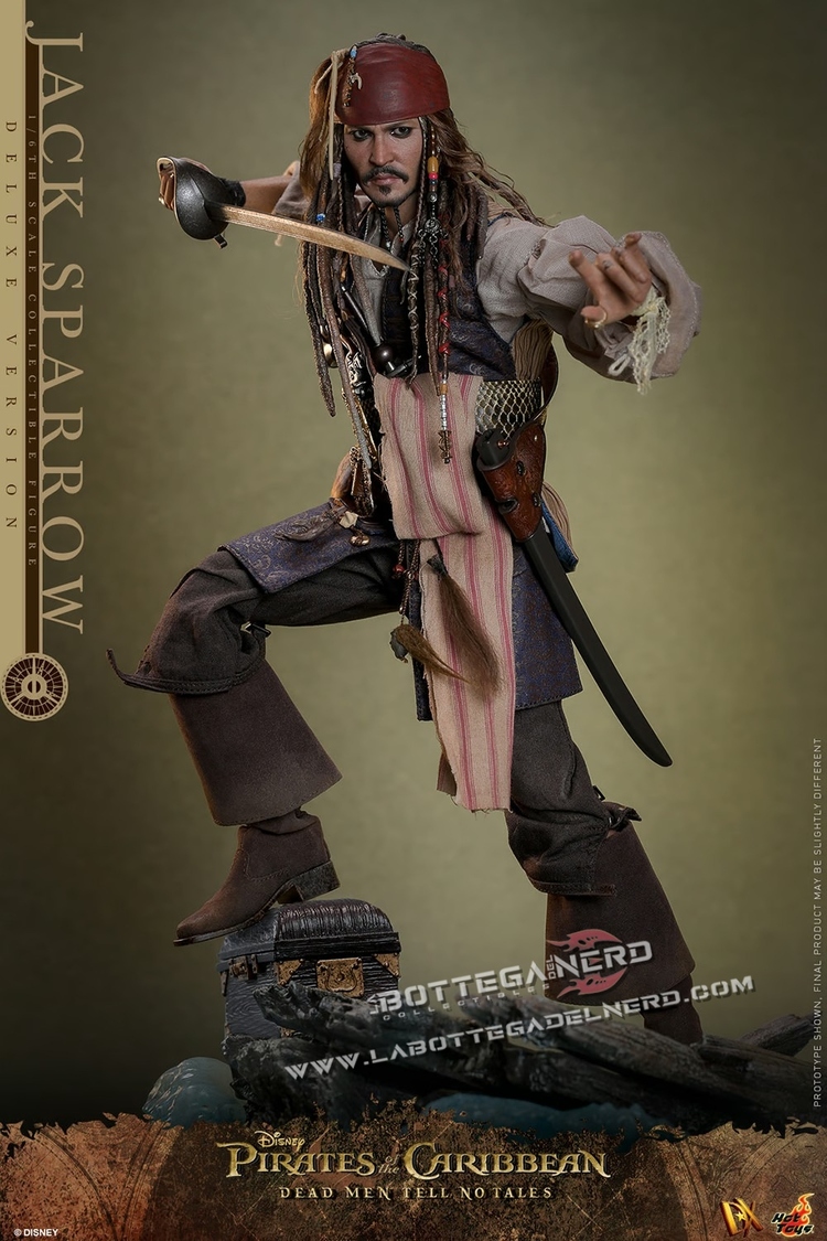 Pirates of the Caribbean - Jack Sparrow Action Figure Deluxe 30cm - immagine 7