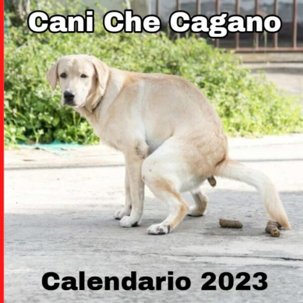 IDEA REGALO - Calendario umoristico CANI CHE CAGANO 2023