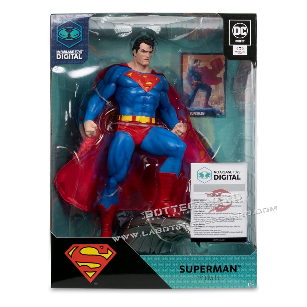 DC Direct - PVC Statue 1/6 Superman by Jim Lee 25cm - immagine 7