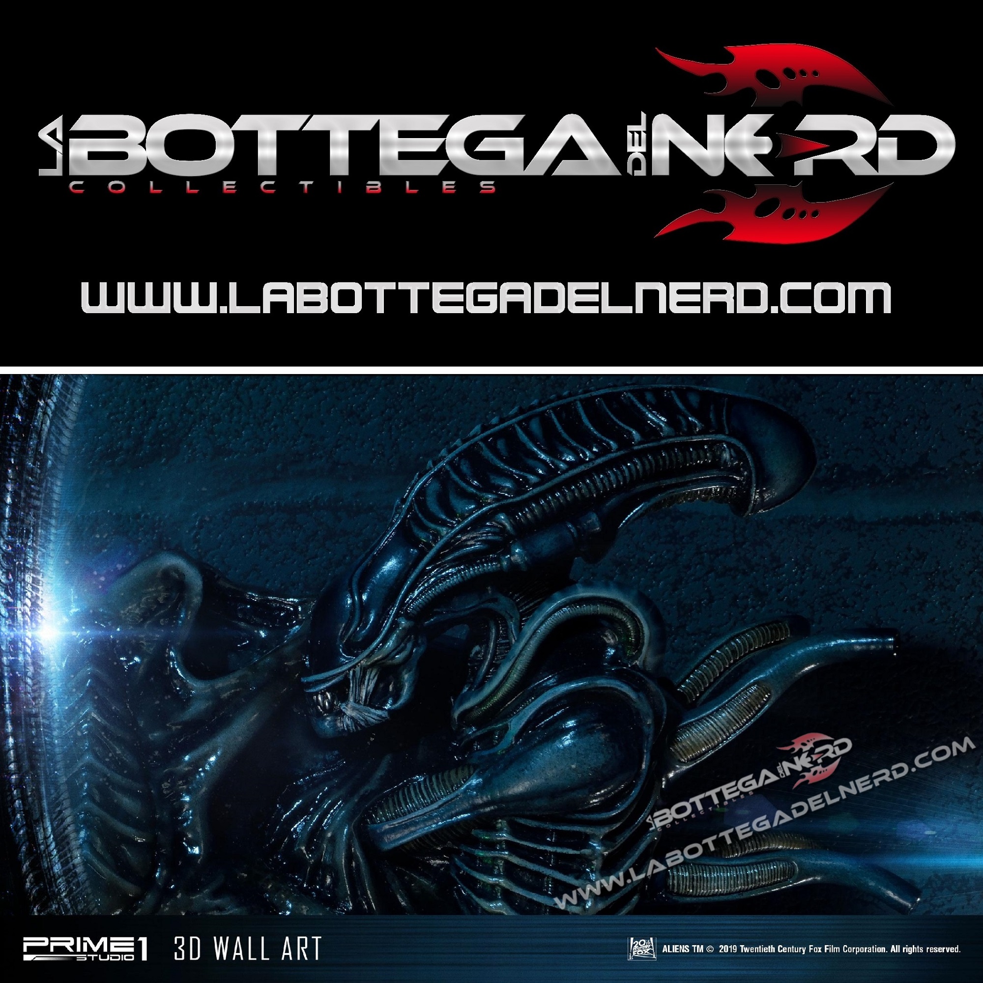 Aliens - 3D Wall Art (Bassorilievo)