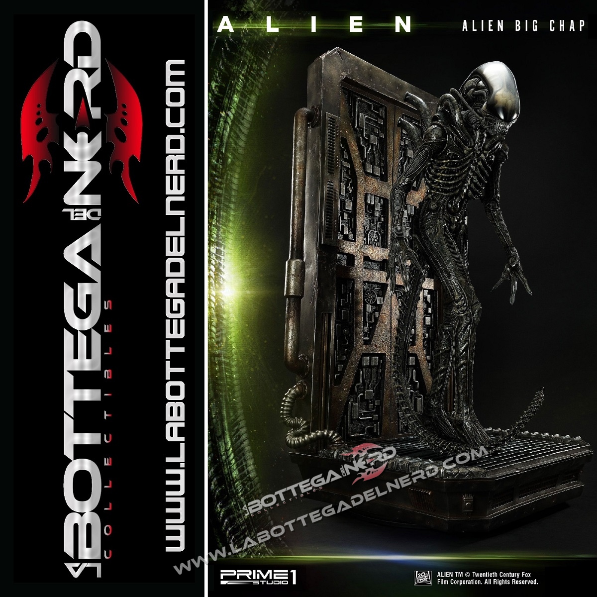 Alien - Museum Art Statue Alien Big Chap Action 88cm