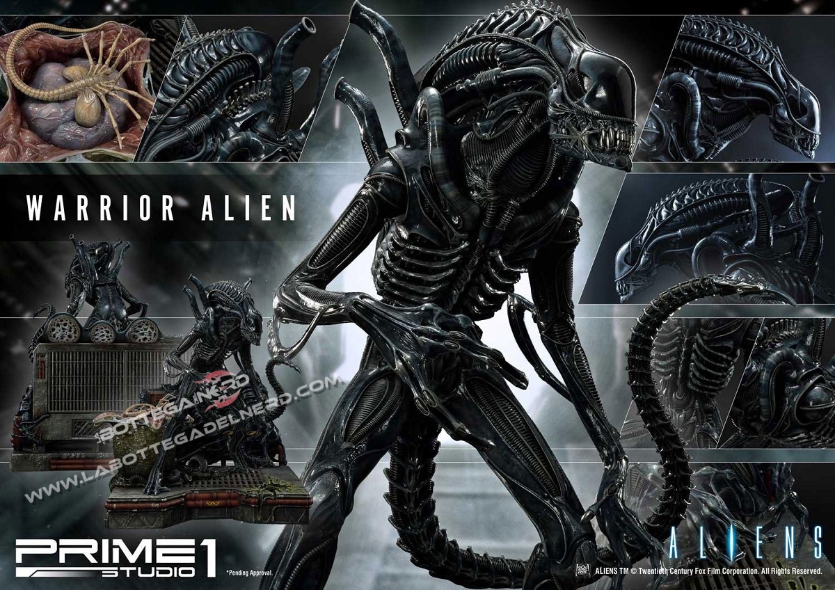 Aliens - Premium Masterline Series Statua Warrior Alien 67cm - immagine 8