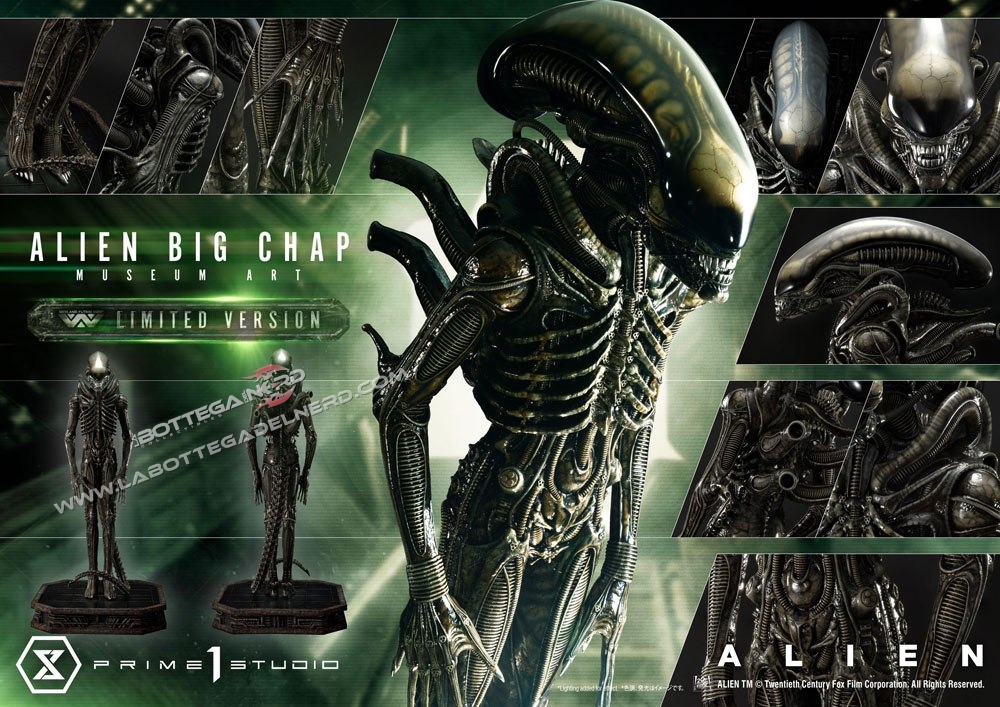 Alien - Statue 1/3 Alien Big Chap Museum Art Limited Version 85cm - immagine 13