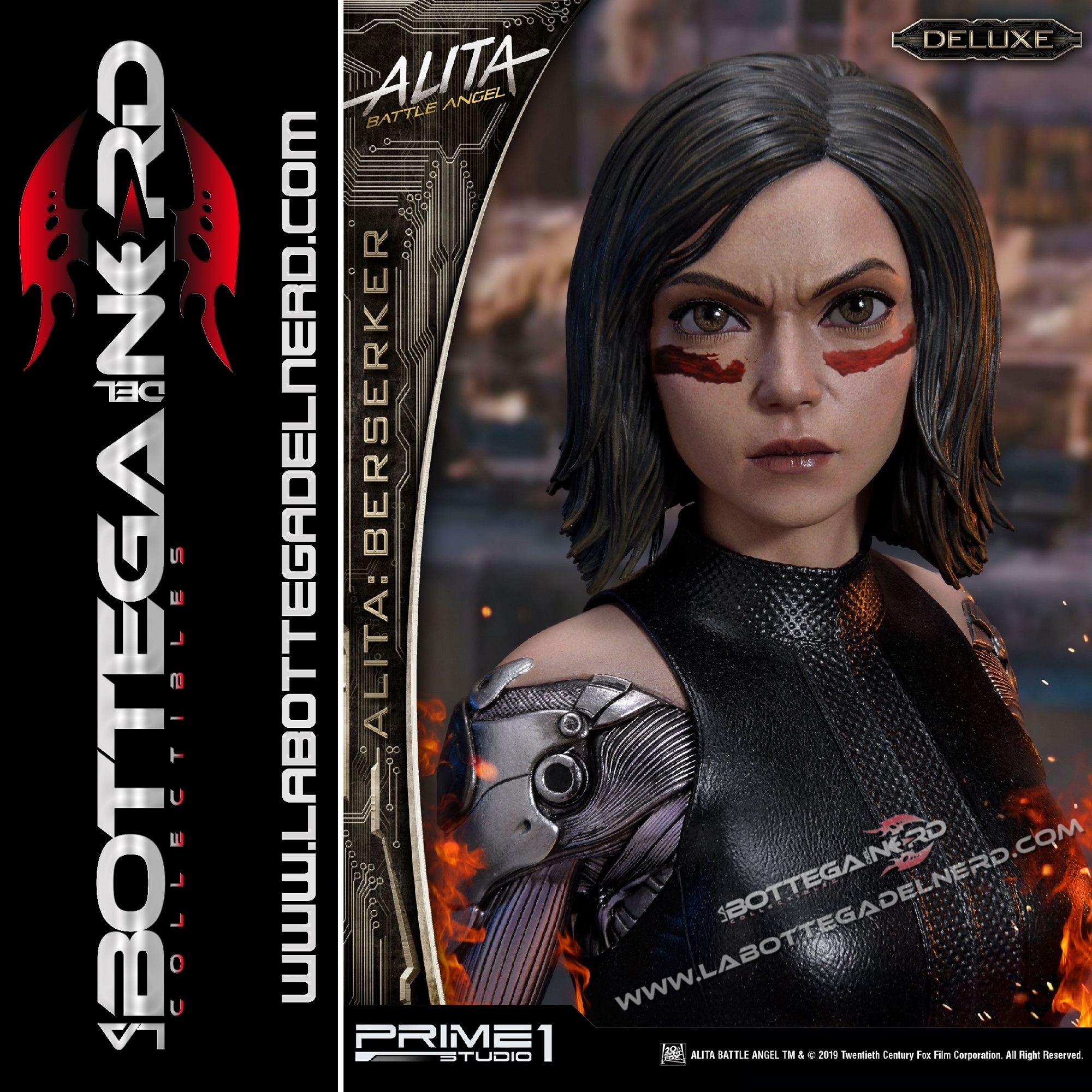 Alita: Battle Angel - Statua 1/4 Alita Berserker Deluxe 64cm