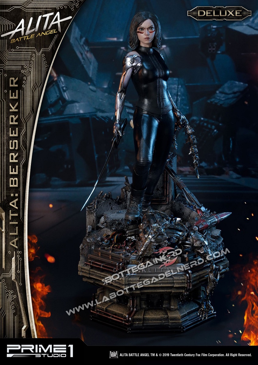 Alita: Battle Angel - Statua 1/4 Alita Berserker Deluxe 64cm - immagine 2