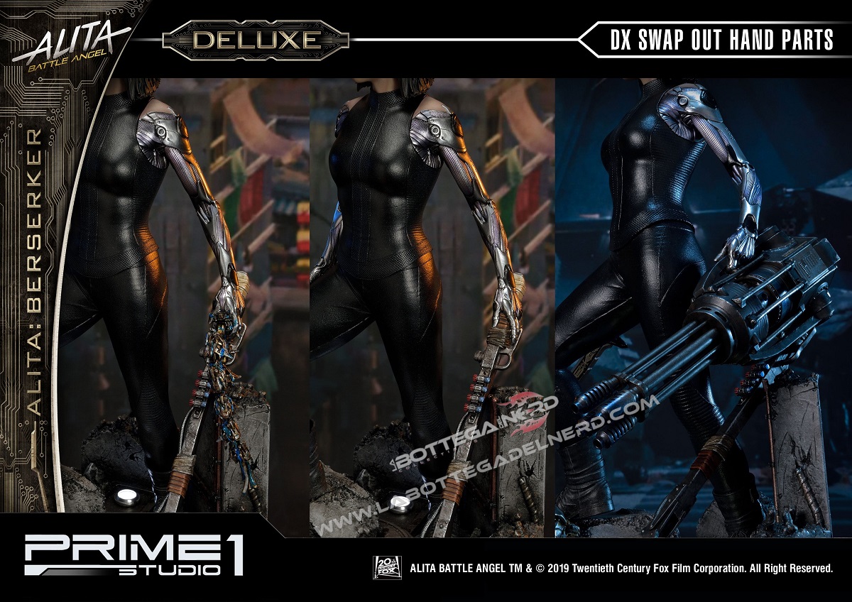 Alita: Battle Angel - Statua 1/4 Alita Berserker Deluxe 64cm - immagine 4