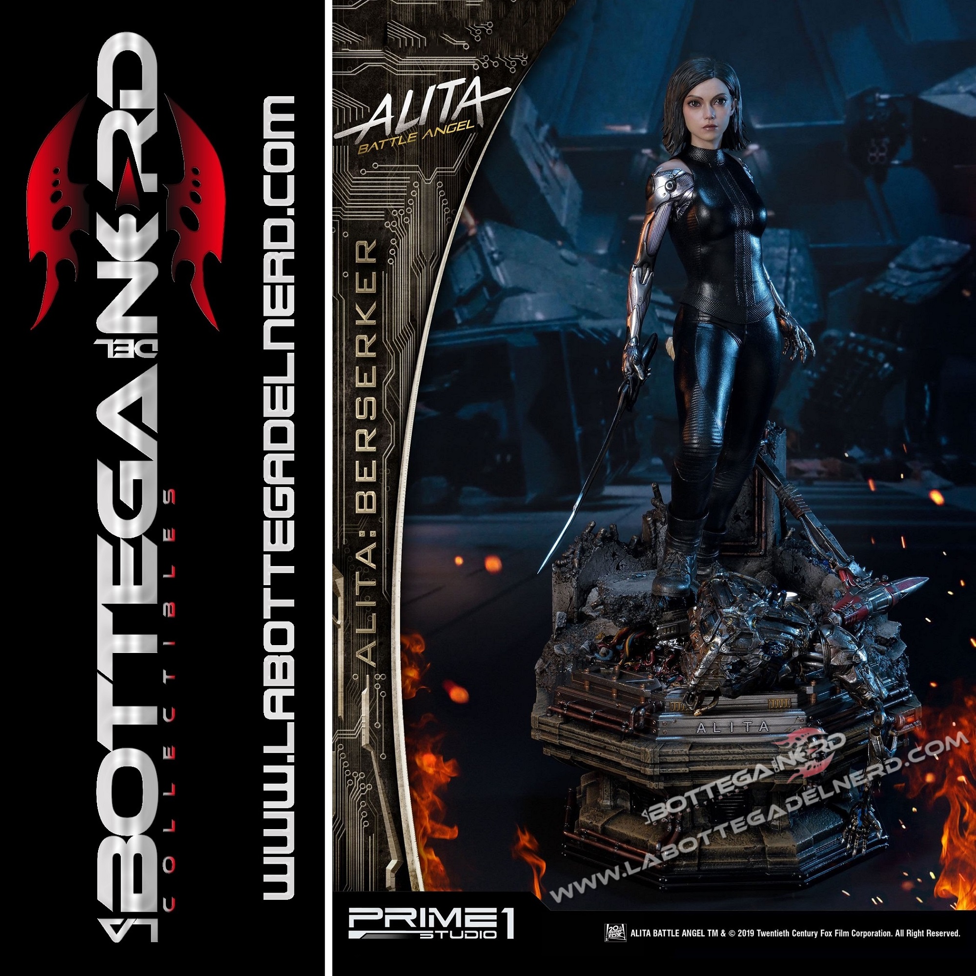 Alita: Battle Angel - Statua 1/4 Alita Berserker 64cm