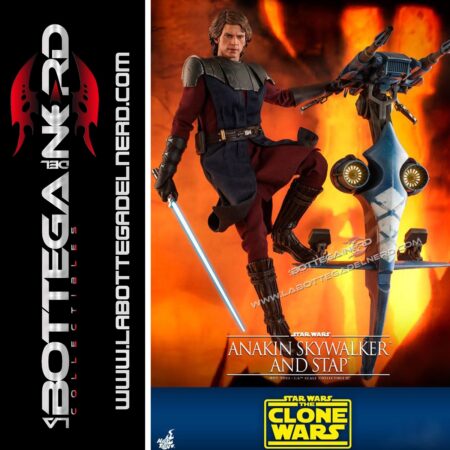 Star Wars The Clone Wars - Action Figure Anakin Skywalker & STAP 31cm