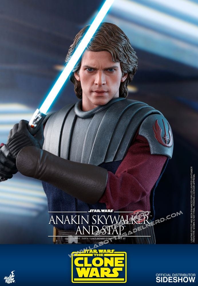 Star Wars The Clone Wars - Action Figure Anakin Skywalker & STAP 31cm - immagine 4