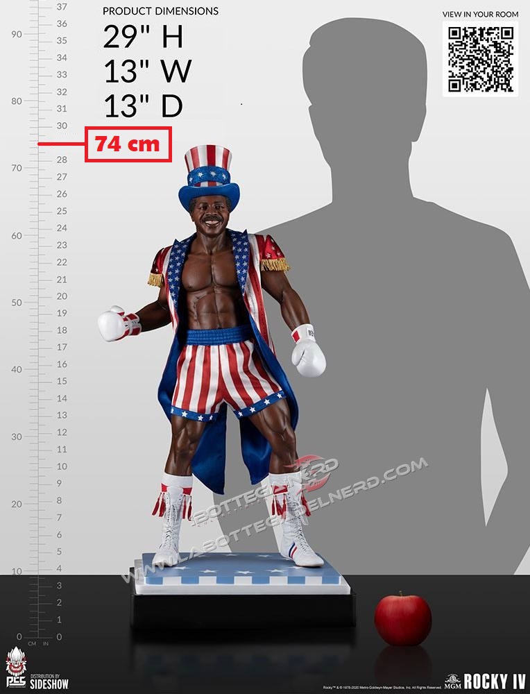 Rocky IV - Statue 1/3 Apollo Creed (Rocky IV Edition) 74cm - immagine 11