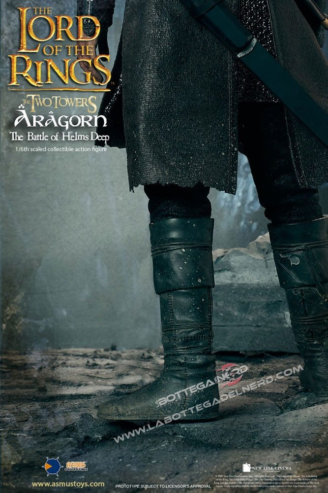 Lord of the Rings - Action Figure 1/6 Aragorn at Helm's Deep 30cm - immagine 6