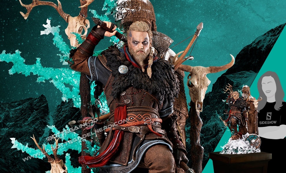 Assassin´s Creed: Valhalla - Statue 1/4 Animus Eivor 80cm - immagine 12