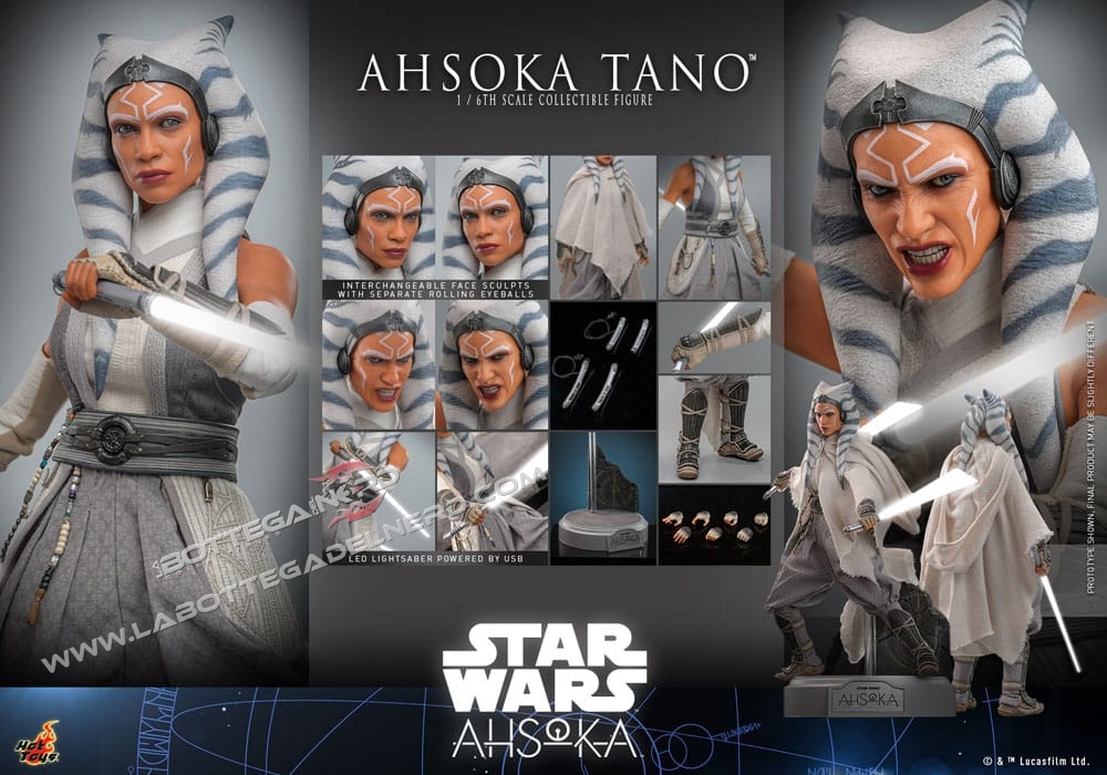 Star Wars: Ahsoka - Action Figure 1/6 Ahsoka Tano 28cm - immagine 11