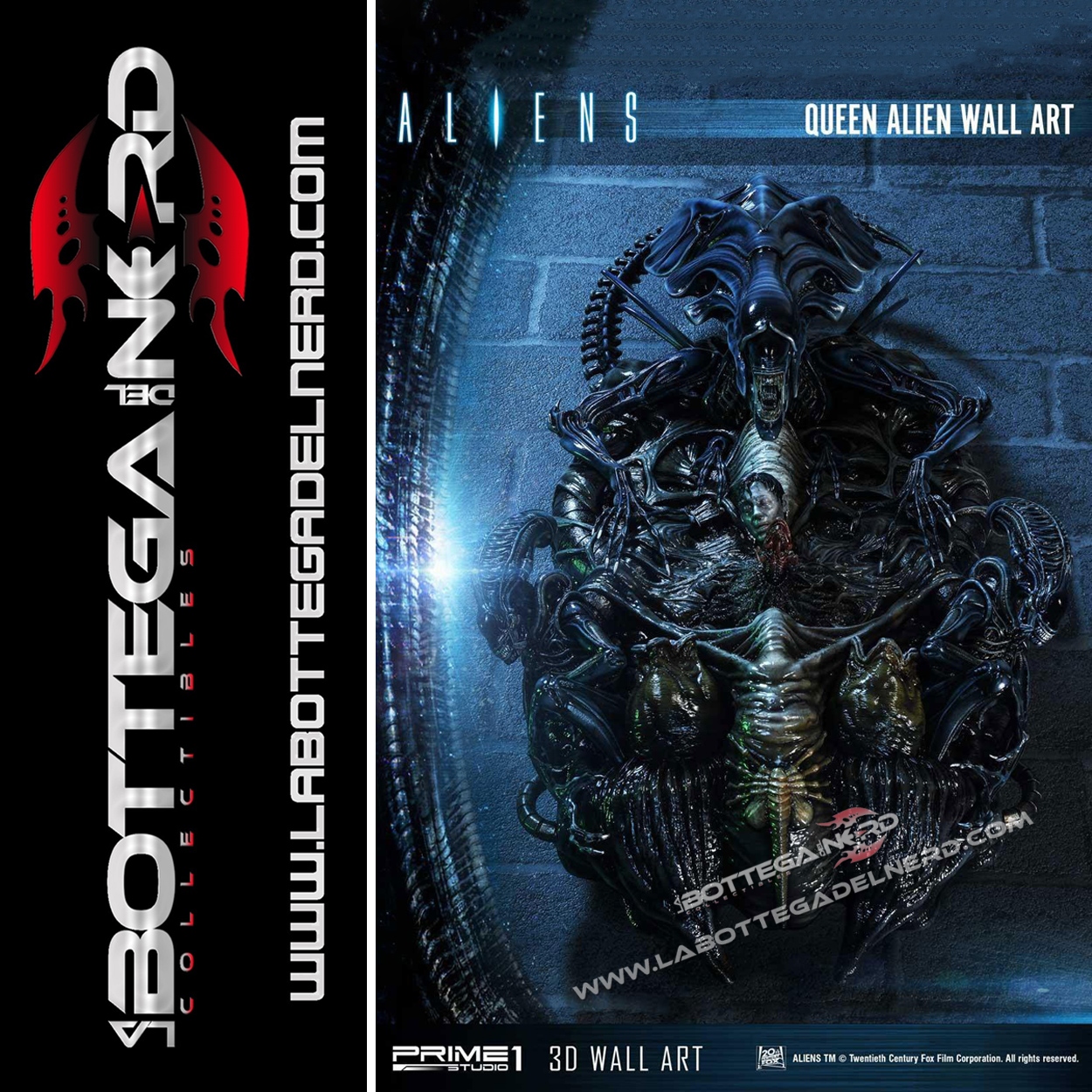 Aliens - 3D Wall Art Queen Alien