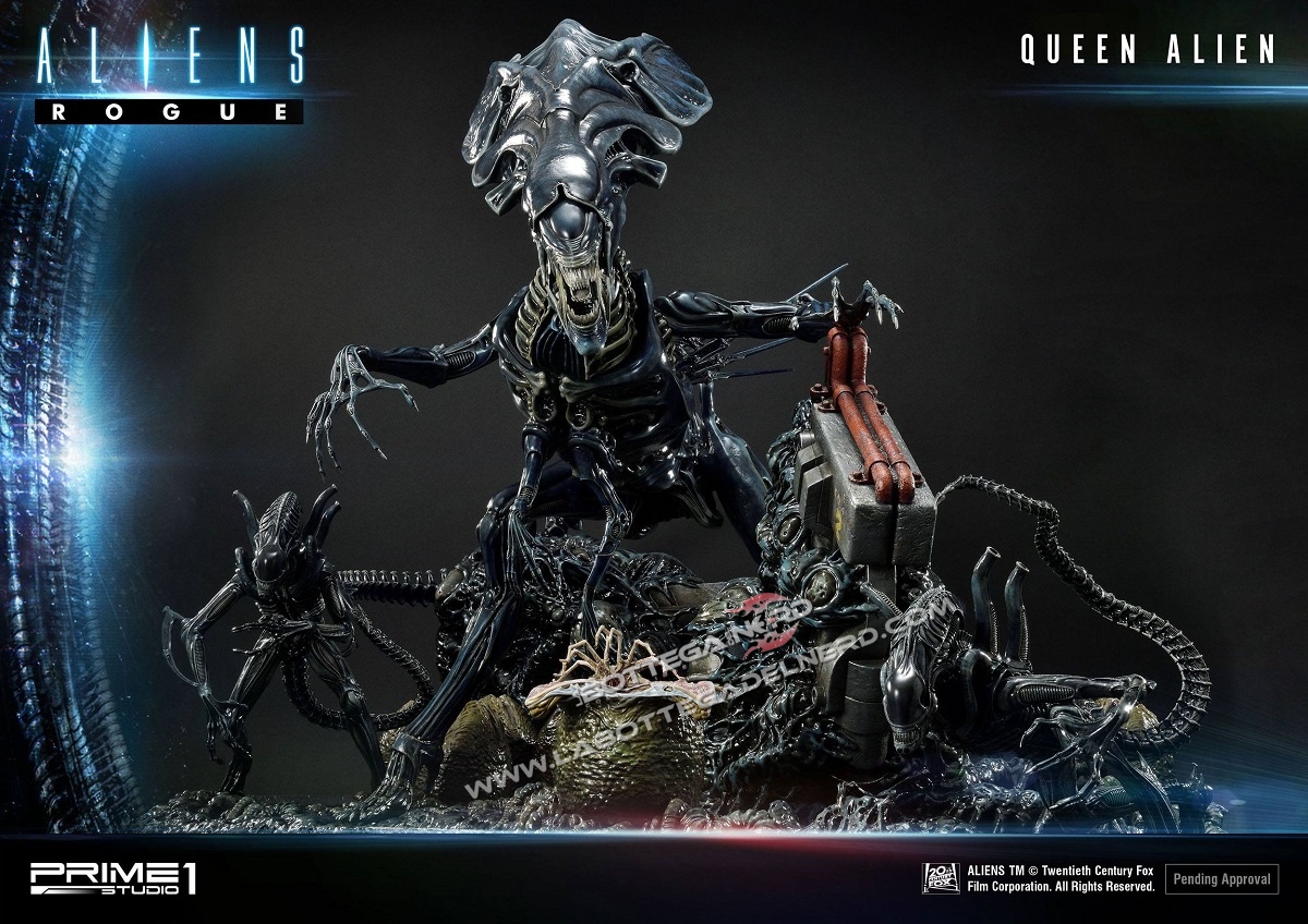 Aliens - Premium Masterline Statua Queen Alien Battle Diorama 71cm - immagine 5