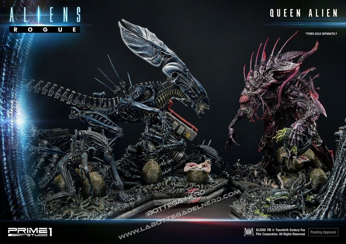 Aliens - Premium Masterline Statua Queen Alien Battle Diorama 71cm - immagine 11