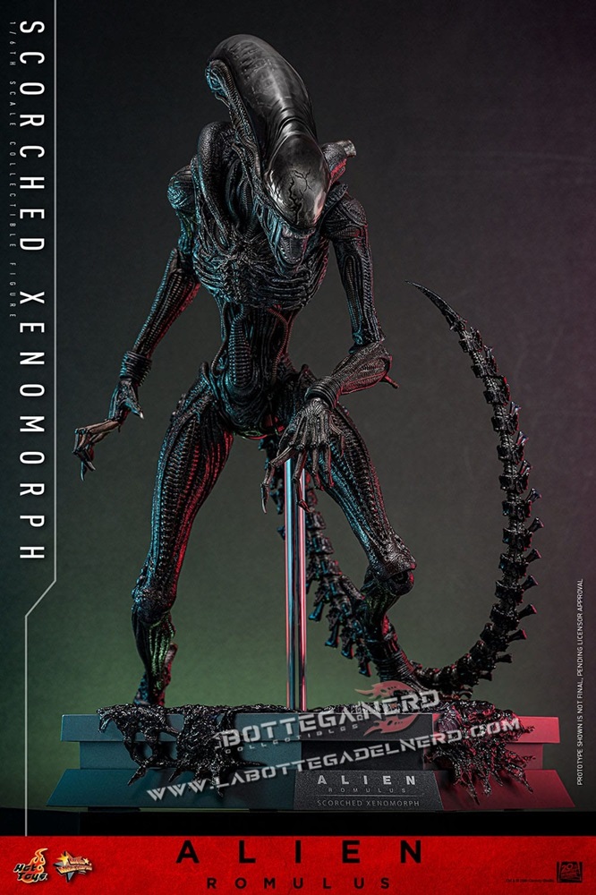Alien: Romulus - Action Figure 1/6 Scorched Xenomorph 44cm - immagine 6