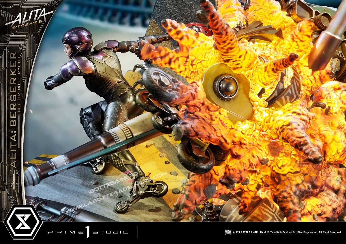 Alita: Battle Angel - Statua 1/4 Alita Berserker Motorball Tryout 64cm - immagine 7