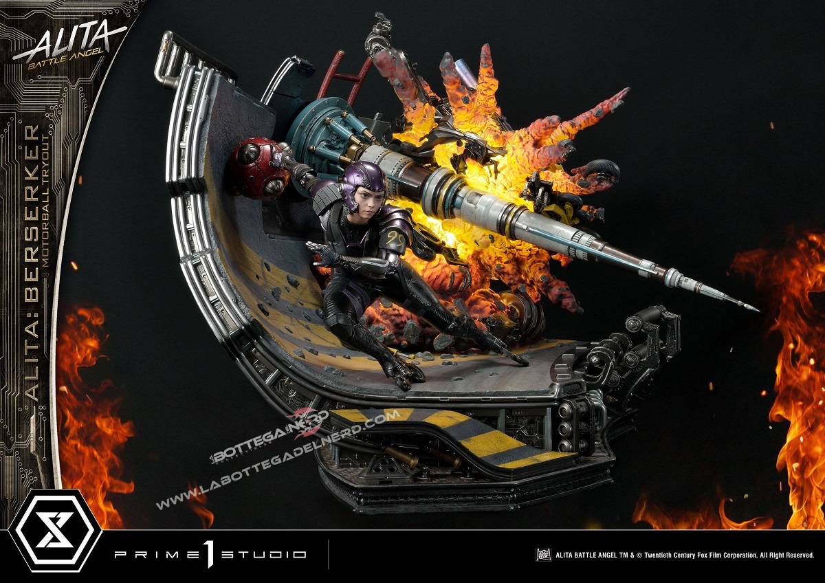 Alita: Battle Angel - Statua 1/4 Alita Berserker Motorball Tryout 64cm - immagine 6