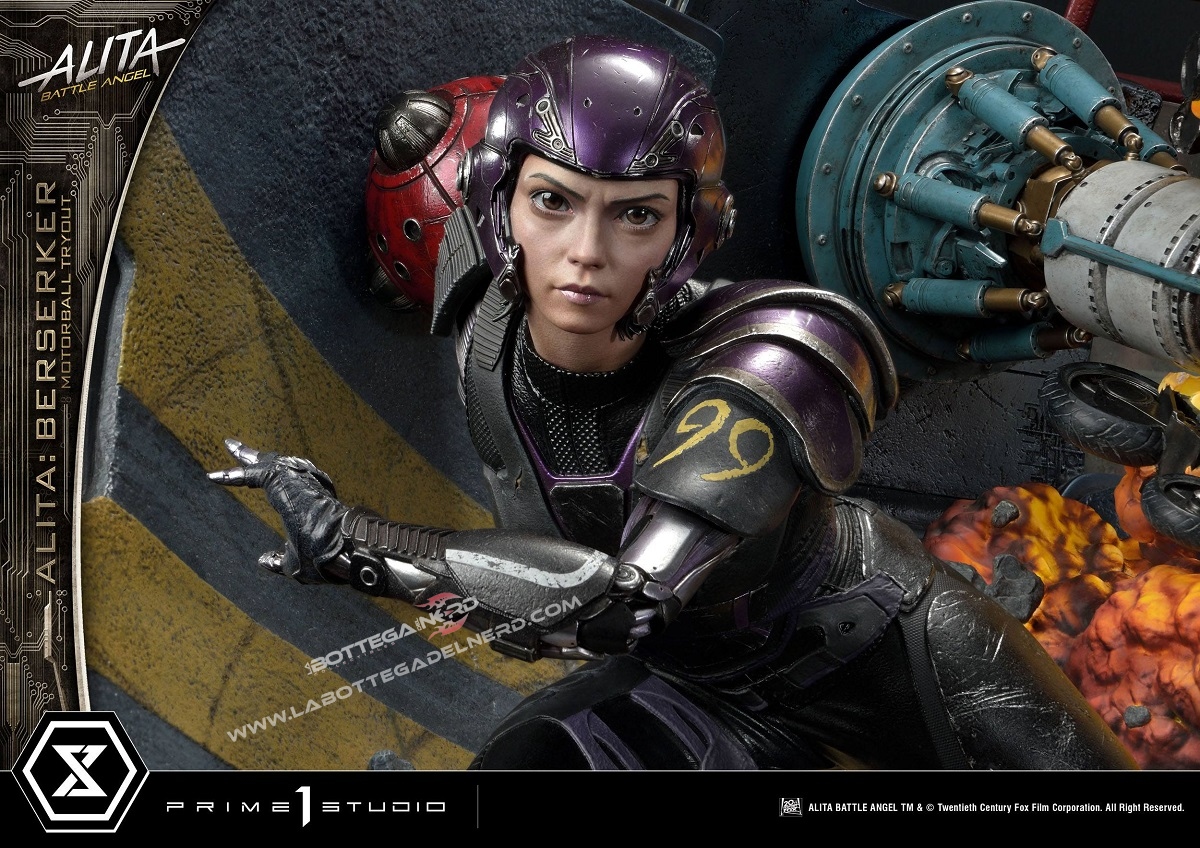 Alita: Battle Angel - Statua 1/4 Alita Berserker Motorball Tryout 64cm - immagine 3