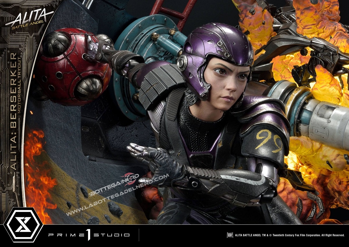 Alita: Battle Angel - Statua 1/4 Alita Berserker Motorball Tryout 64cm - immagine 5