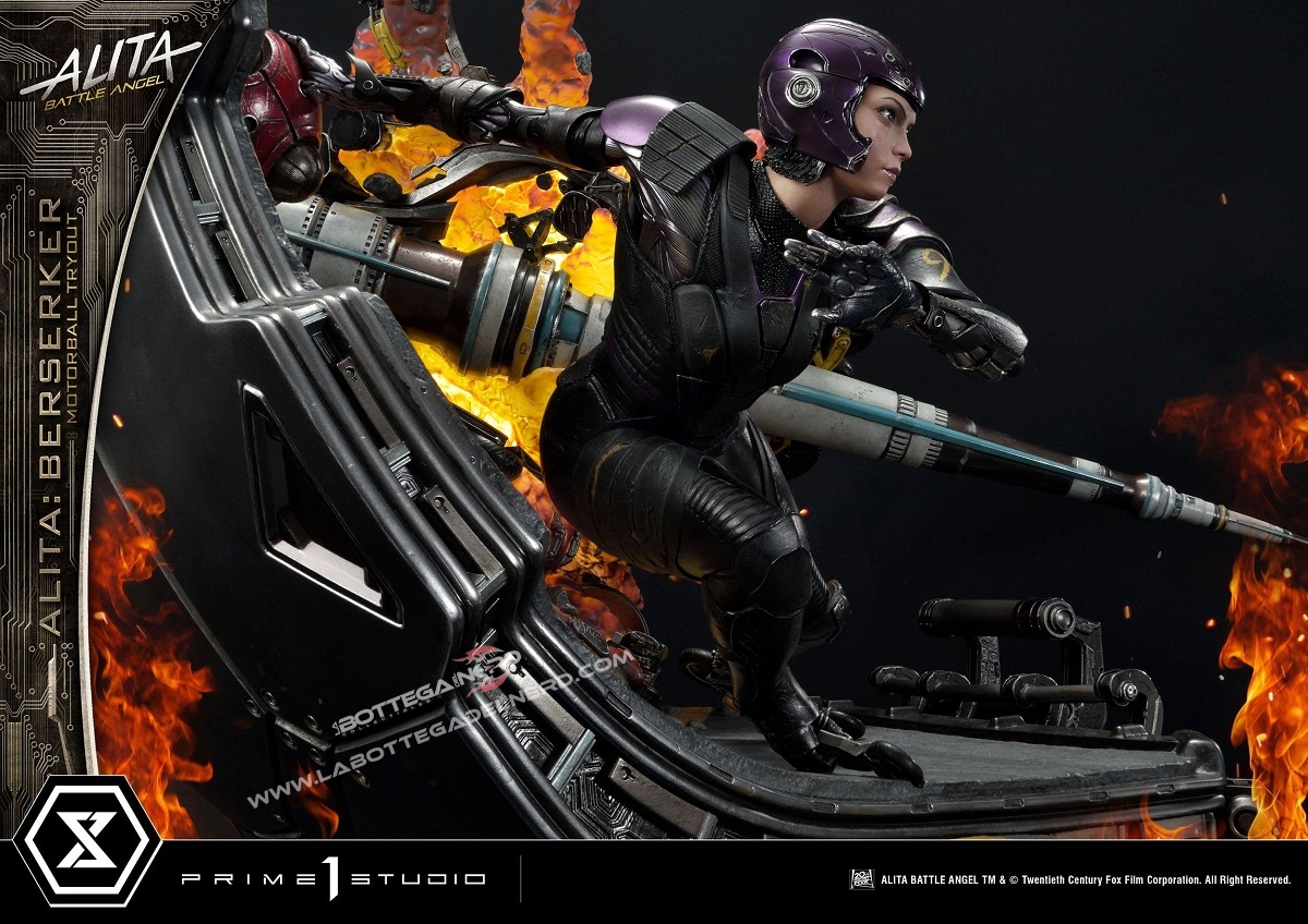Alita: Battle Angel - Statua 1/4 Alita Berserker Motorball Tryout 64cm - immagine 4